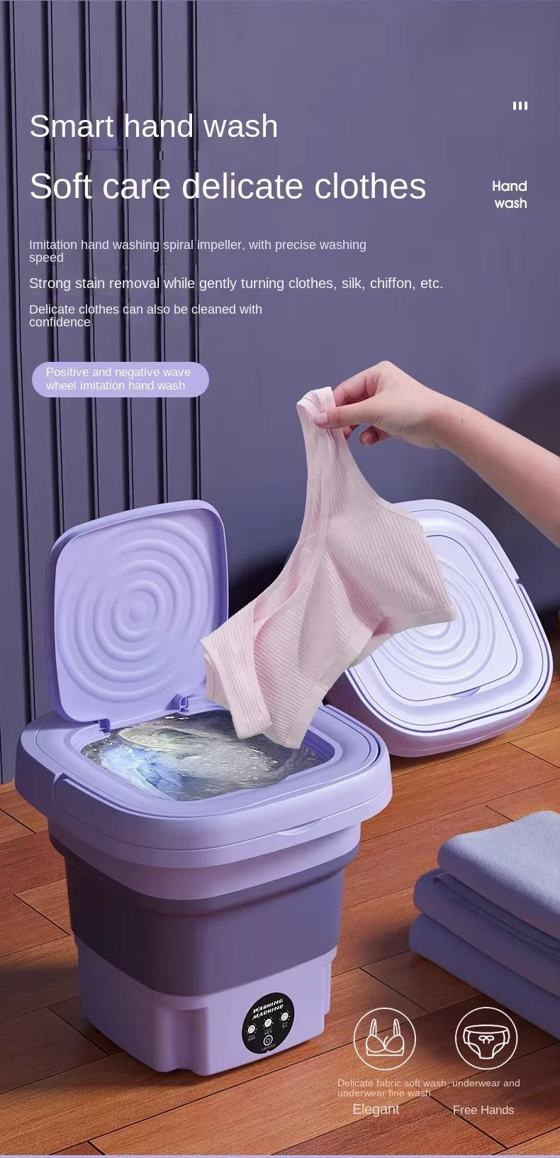 Foldable Mini Laundry Machine(Free Shipping)