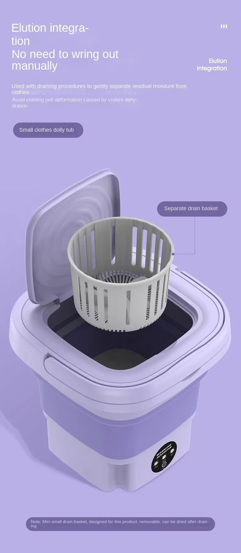 Foldable Mini Laundry Machine(Free Shipping)
