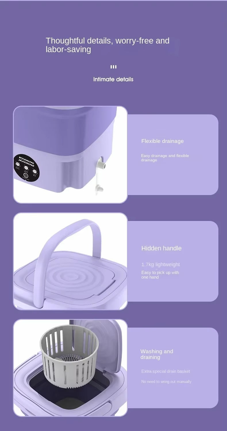 Foldable Mini Laundry Machine(Free Shipping)