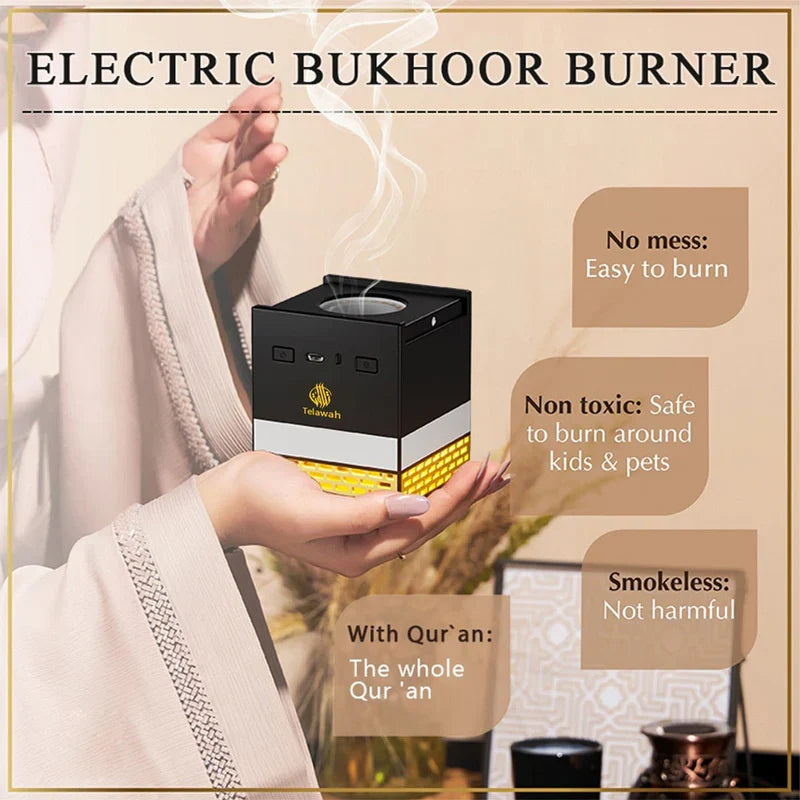 Telawah – Portable Electric Incense Bakhoor Burner